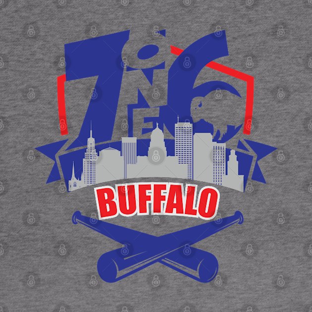 716 Buffalo Baseball color by AssortedRealitee